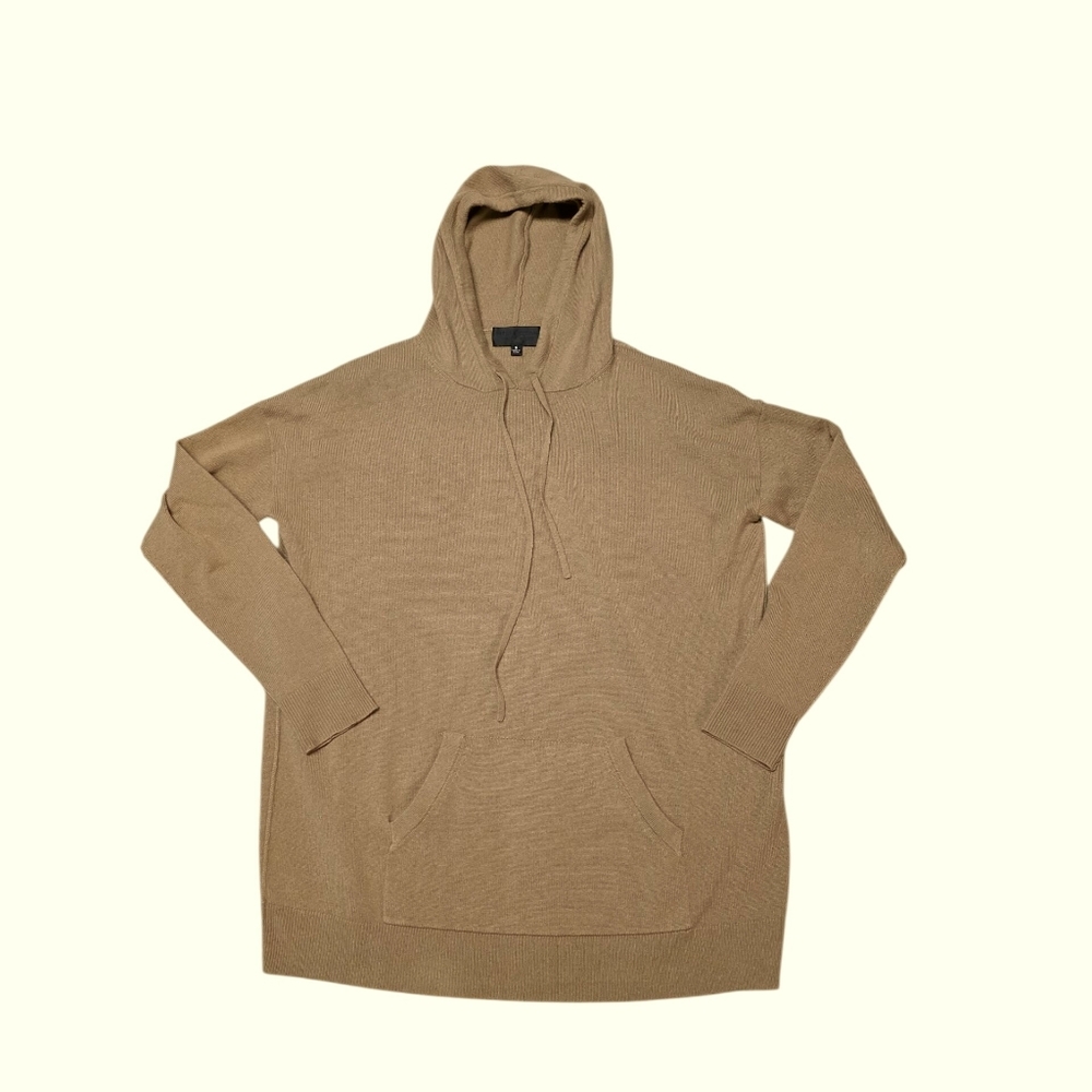 NILI LOTAN SELMA HOODED CASHMERE SWEATER CAMEL S‎ - Picture 9 of 11